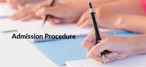 ADMISSION PROCEDURE .